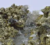 Minerál POLYBASIT, CHALKOPYRIT