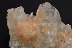 Minerál FLUORAPOFYLIT, STILBIT - (Ca)