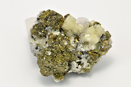 Obrázek FLUORAPATIT, CHALKOPYRIT