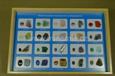 Obrázek DRAHÉ KAMENY POUŽÍVANÉ VE ŠPERKAŘSTVÍ