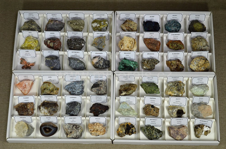 Obrázek VELKÁ KOLEKCE MINERÁLŮ 48 KS