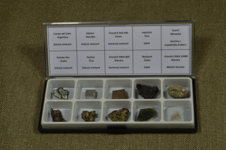 Obrázek MINIKOLEKCE METEORITŮ 10 ks